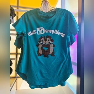 Disney Parks Chip and Dale Rhinestone Tee